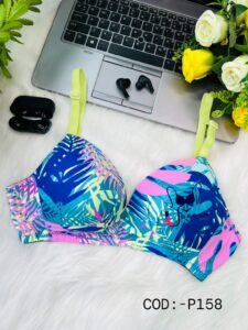 Soft Comfortable Foam Print Pad Bra COD:-P158