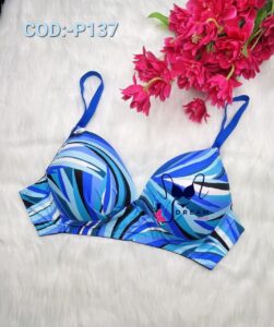 Soft Comfortable Foam  Print Pad Bra COD:-P137
