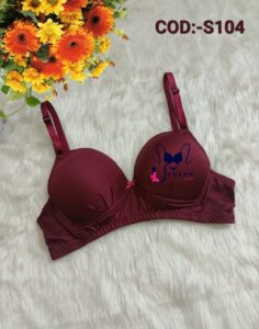 Girls Padded Bra Purple Colour COD:-S104