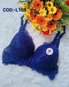 Girls Padded Blue Colour Bra COD:-L108