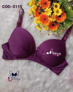 Girls Padded Bra Purple Colour COD:-S115