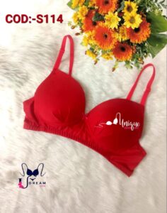 Girls Padded Bra Red Colour COD:-S114